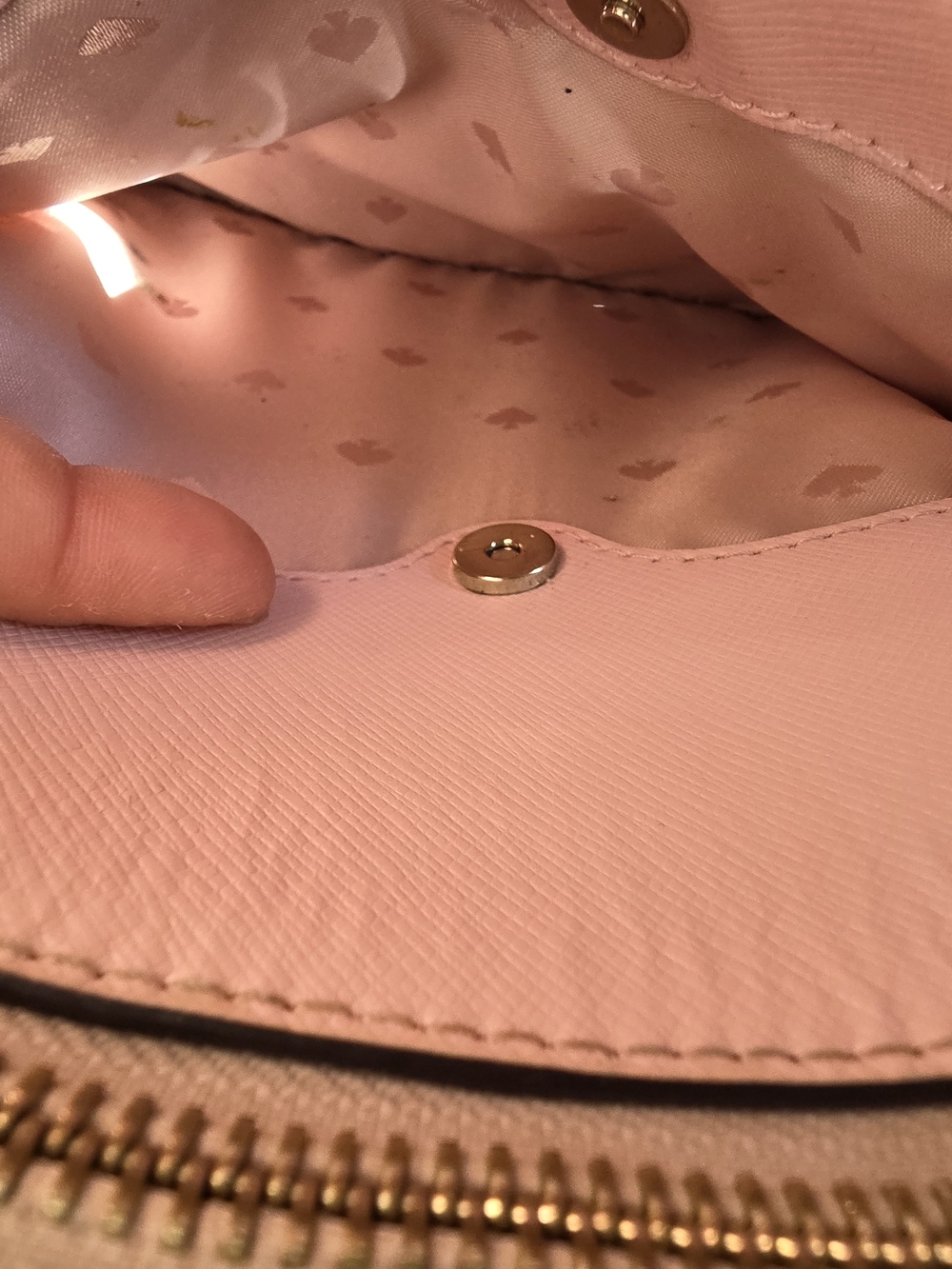 kate spade soft pink saffiano crossbody - Picture 8 of 8